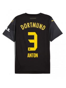 Borussia Dortmund Waldemar Anton #3 Auswärtstrikot 2024-25 Kurzarm